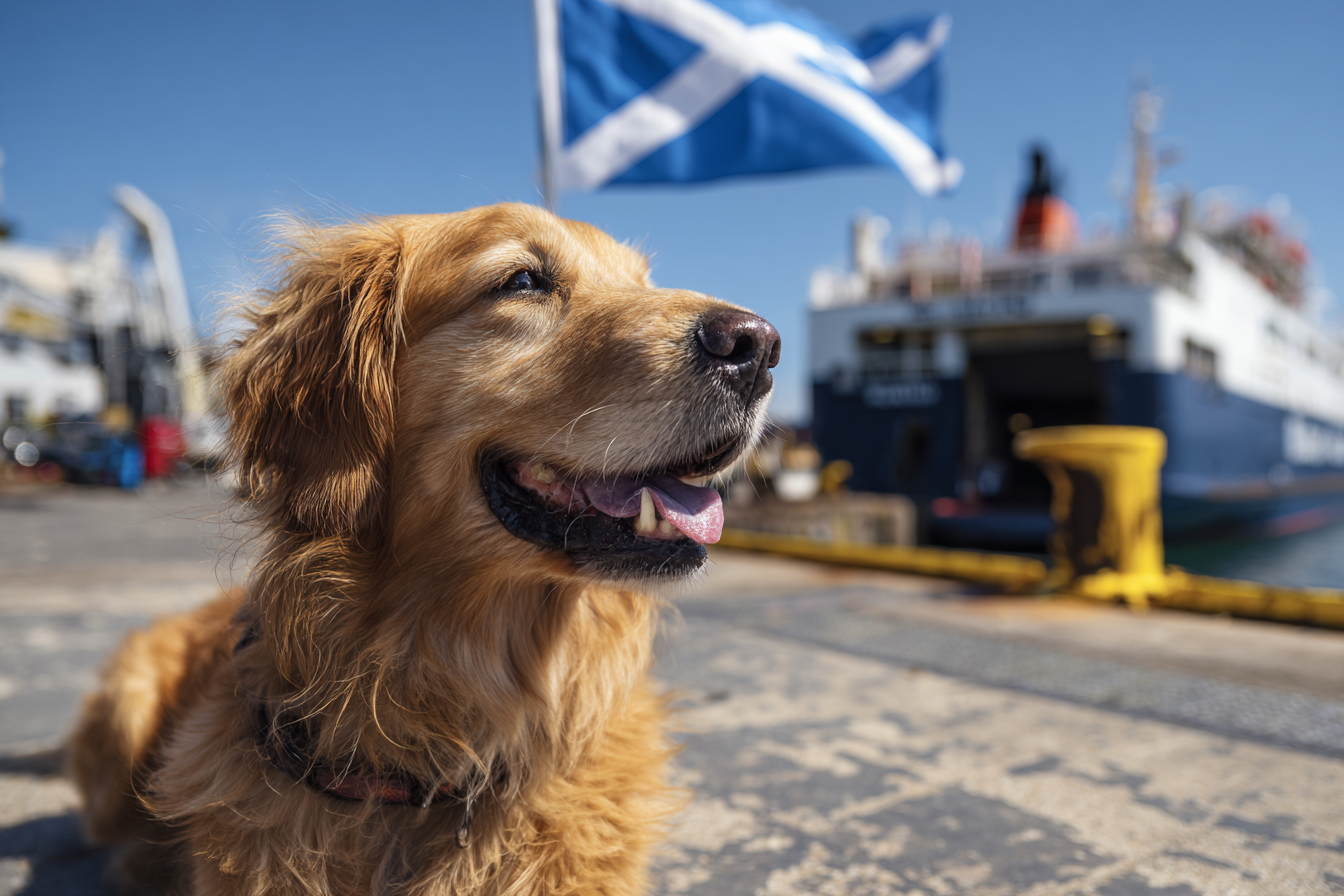 Mit dem Hund nach Schottland
